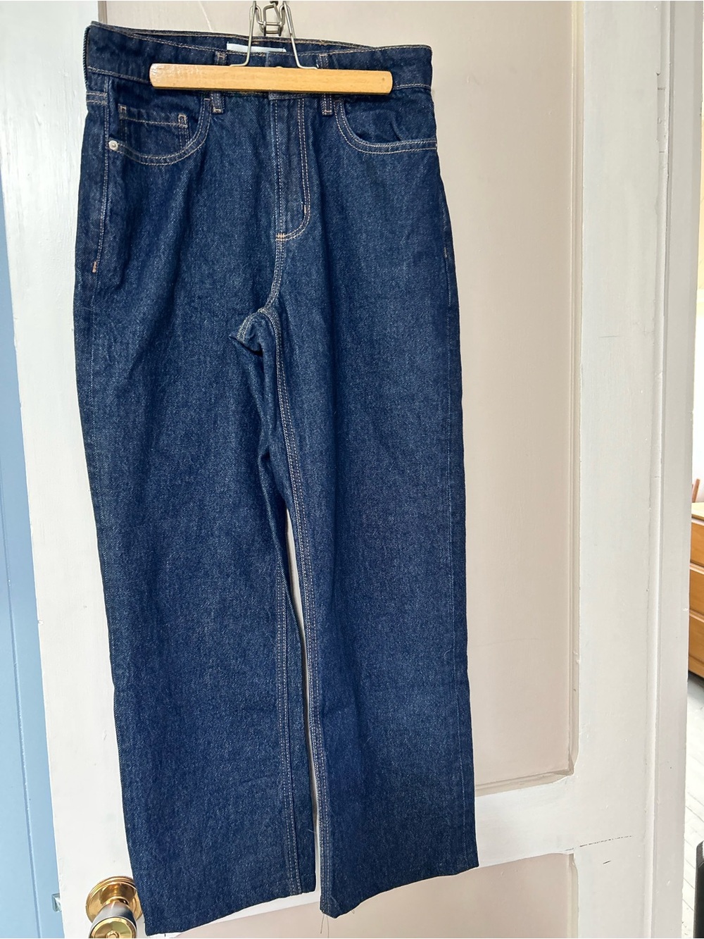 Dynamite Dark Blue Straight-Leg Jeans